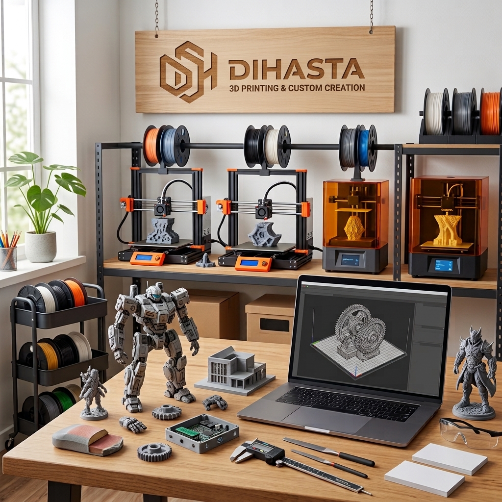 Hasil cetak 3D Jasa 3D Printing - Jasa 3D Printing Trenggalek