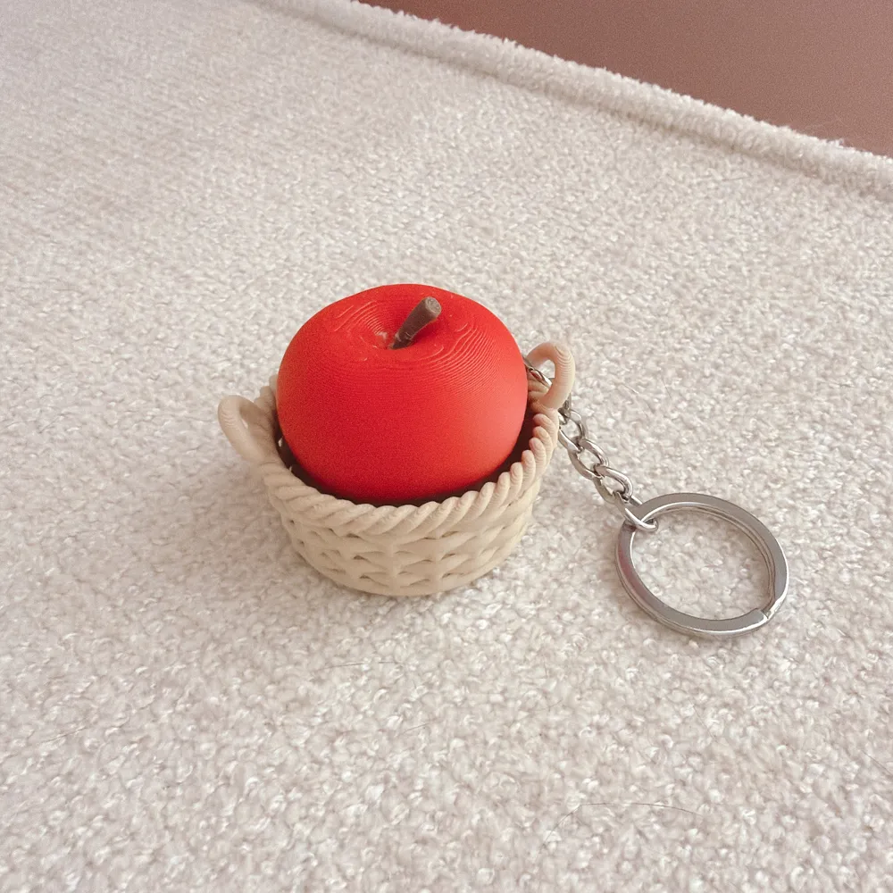 Hasil cetak 3D Clicker Apel Raksasa - The Giant Apple Fidget Clicker